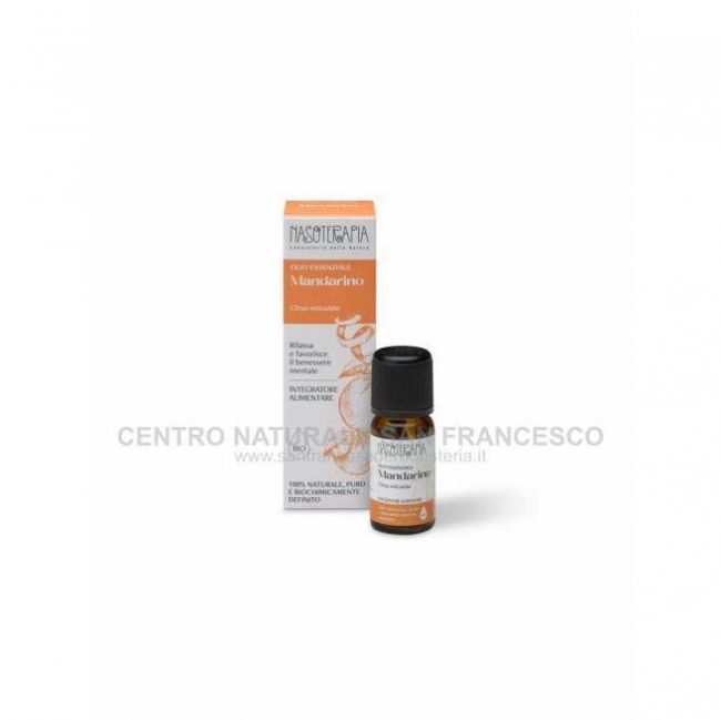 Olio essenziale di mandarino biologico (citrus reticulata) 10 ml NASOTERAPIA