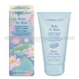 Alba in Asia burro scrub per il corpo
