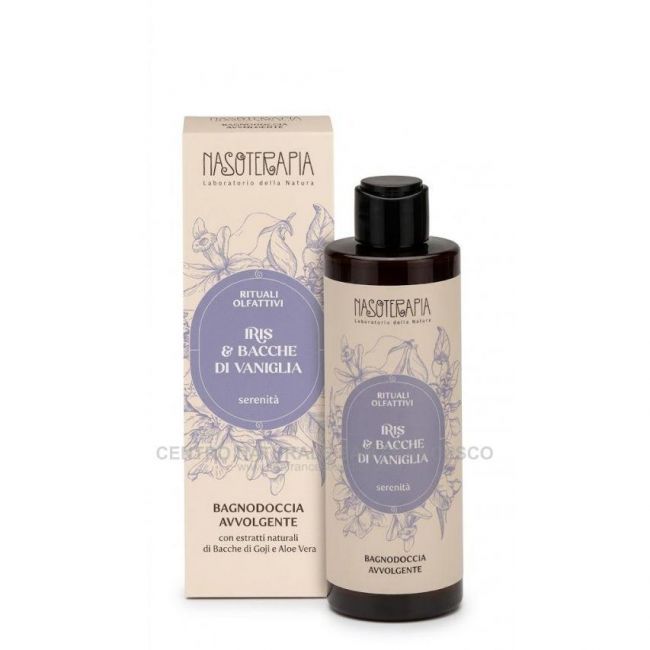 Iris e bacche di vaniglia bagnodoccia