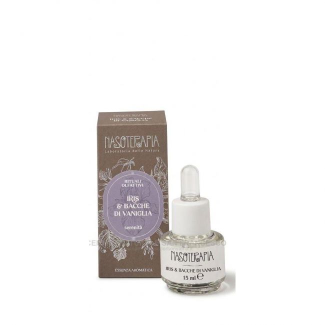 Iris e bacche di vaniglia essenza aromatica