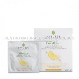 Acque Unicellulari maschera monodose olio - gel viso detossinante e illuminante NATURE'S