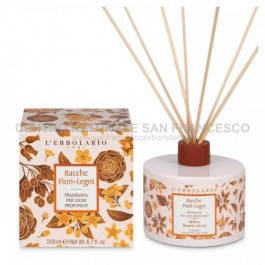 Bacche fiori legni diffusore per ambienti 200 ml L'ERBOLARIO